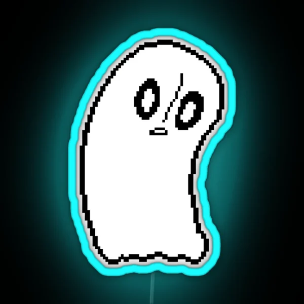 Napstablook RGB Neon Sign