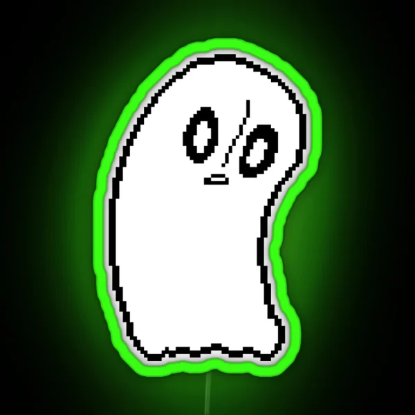Napstablook RGB Neon Sign