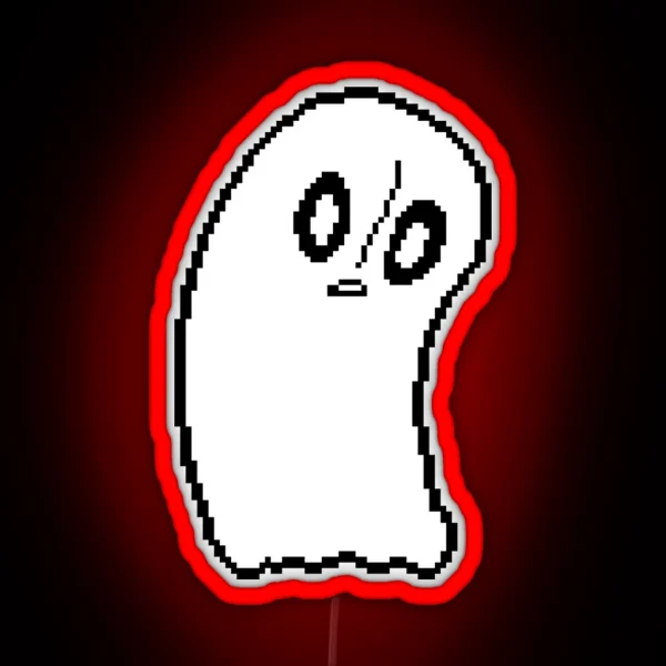 Napstablook RGB Neon Sign