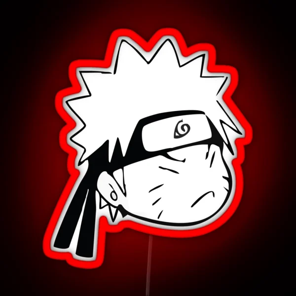 Naruto Angry RGB Neon Sign