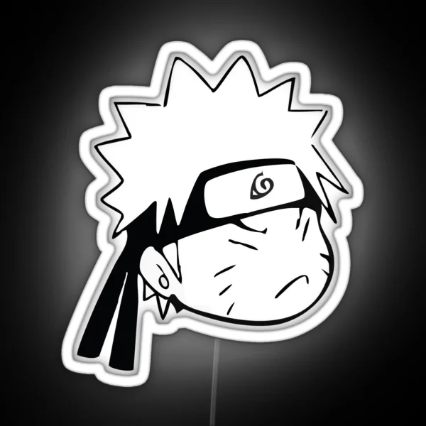 Naruto Angry RGB Neon Sign