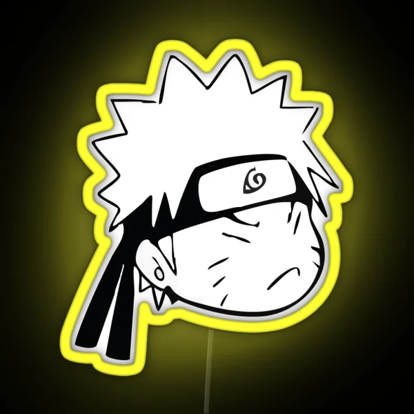 Naruto Angry RGB Neon Sign