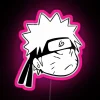 Naruto Angry Anime-Style RGB Neon Sign Design