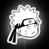 angry naruto rgb neon sign white background