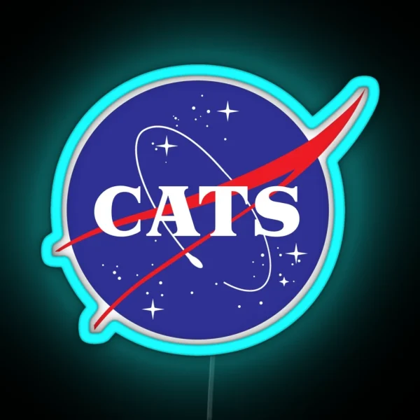 NASA CATS RGB Neon Sign