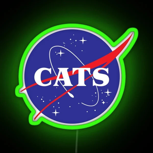 NASA CATS RGB Neon Sign