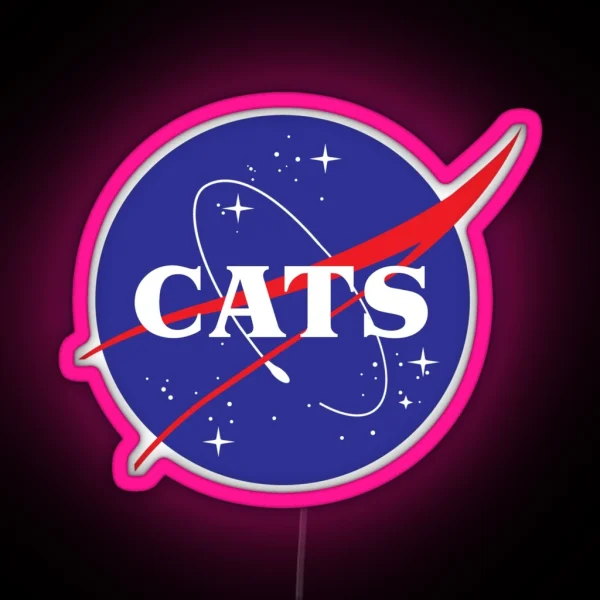 NASA CATS RGB Neon Sign
