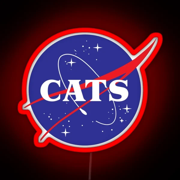 NASA CATS RGB Neon Sign