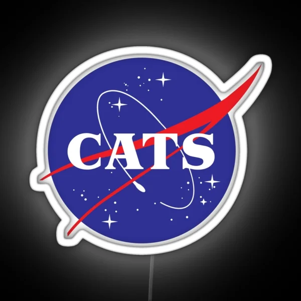 NASA CATS RGB Neon Sign