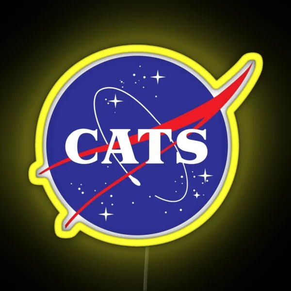 NASA CATS RGB Neon Sign
