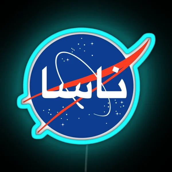 NASA Urdu RGB Neon Sign