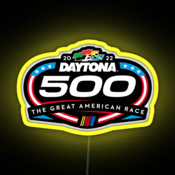 NASCAR Daytona 500 Logo 2022 Perfect Gift RGB Neon Sign