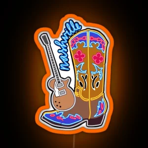 Nashville Boot RGB Neon Sign