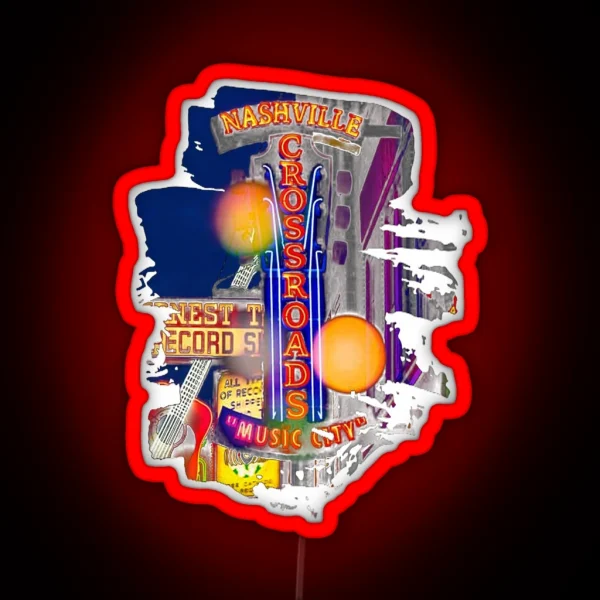 Nashville Music City RGB Neon Sign