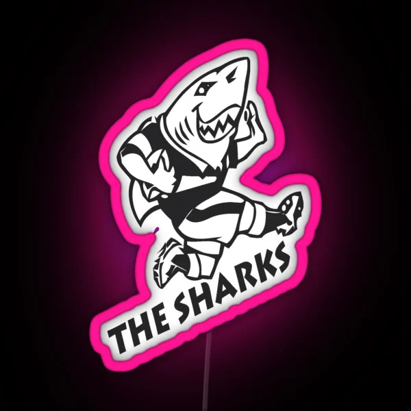 NATAL SHARKS FOR DARK Leds SOUTH AFRICA RUGBY SUPER RGB Neon Sign