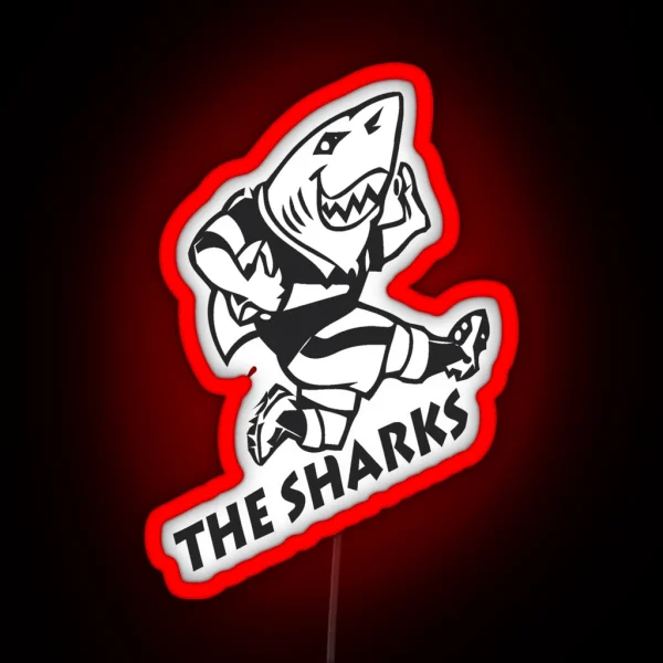 NATAL SHARKS FOR DARK Leds SOUTH AFRICA RUGBY SUPER RGB Neon Sign