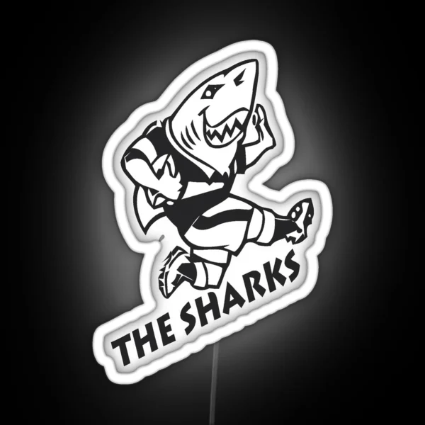 NATAL SHARKS FOR DARK Leds SOUTH AFRICA RUGBY SUPER RGB Neon Sign
