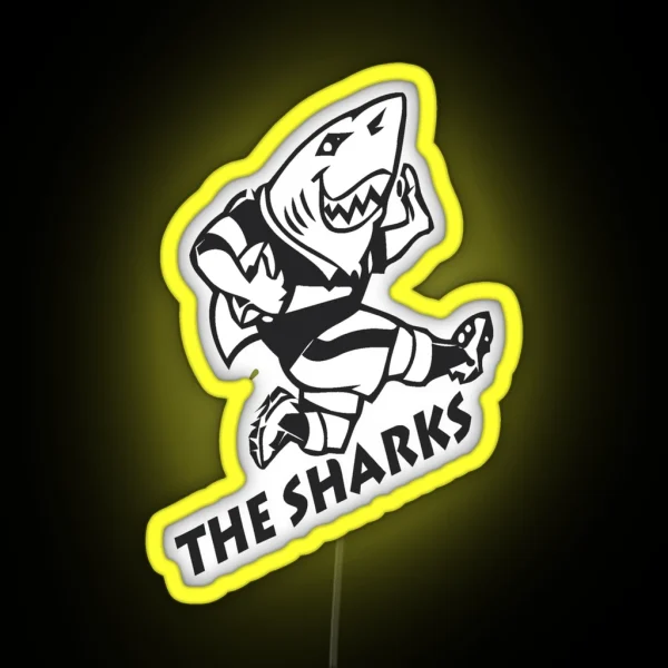 NATAL SHARKS FOR DARK Leds SOUTH AFRICA RUGBY SUPER RGB Neon Sign