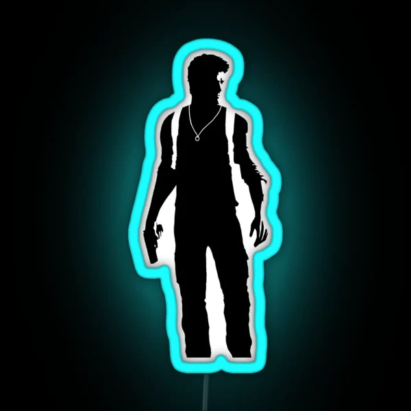 Nathan Drake Uncharted RGB Neon Sign