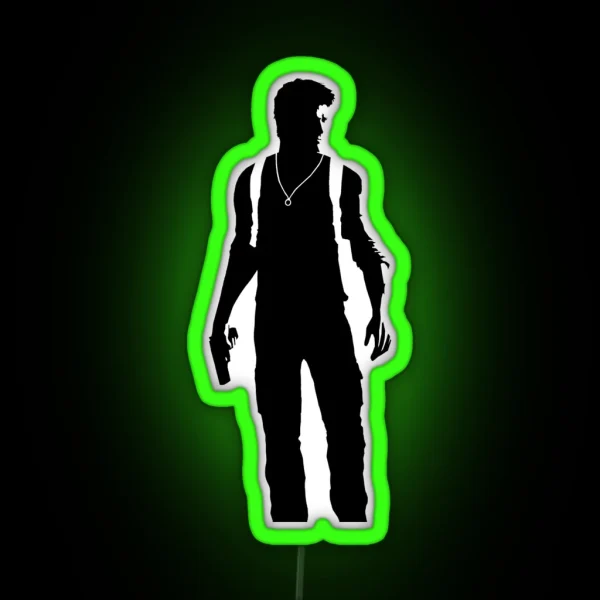 Nathan Drake Uncharted RGB Neon Sign