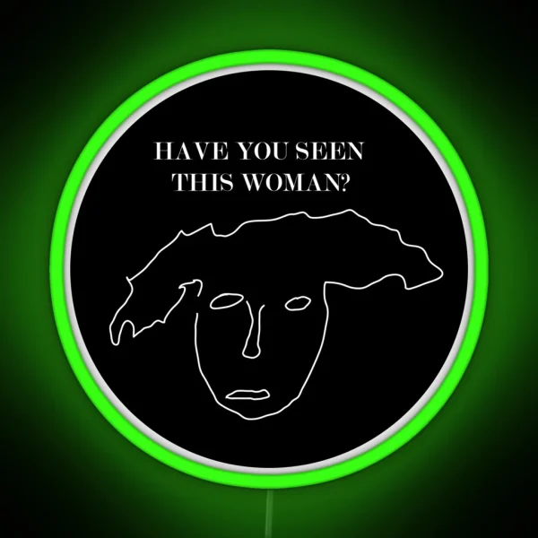Nathan For You Finding Frances Sketch RGB Neon Sign
