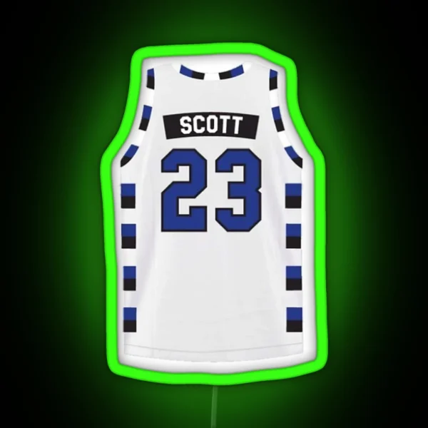 Nathan Scott Jersey RGB Neon Sign
