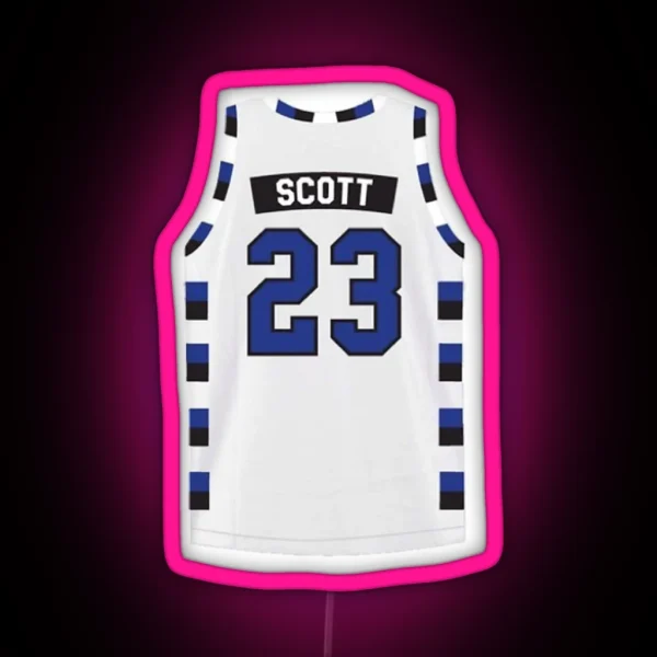 Nathan Scott Jersey RGB Neon Sign