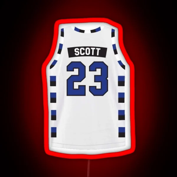 Nathan Scott Jersey RGB Neon Sign