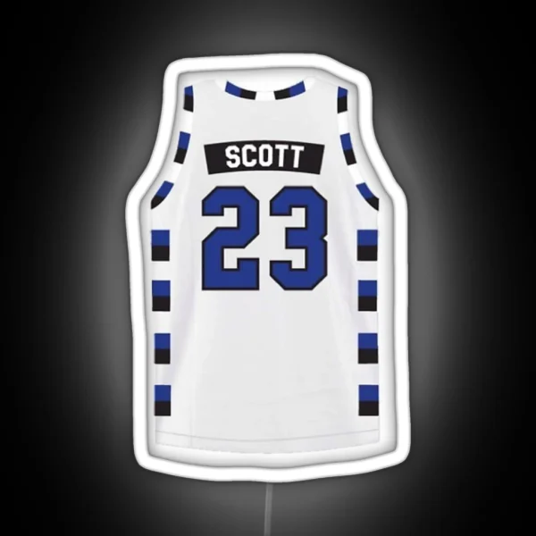 Nathan Scott Jersey RGB Neon Sign