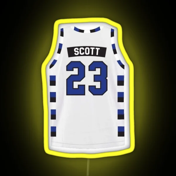 Nathan Scott Jersey RGB Neon Sign