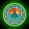 National Parks RGB Neon Sign with a Vibrant Green Design - Perfect for Promoting Conservation and Outdoor Adventures.