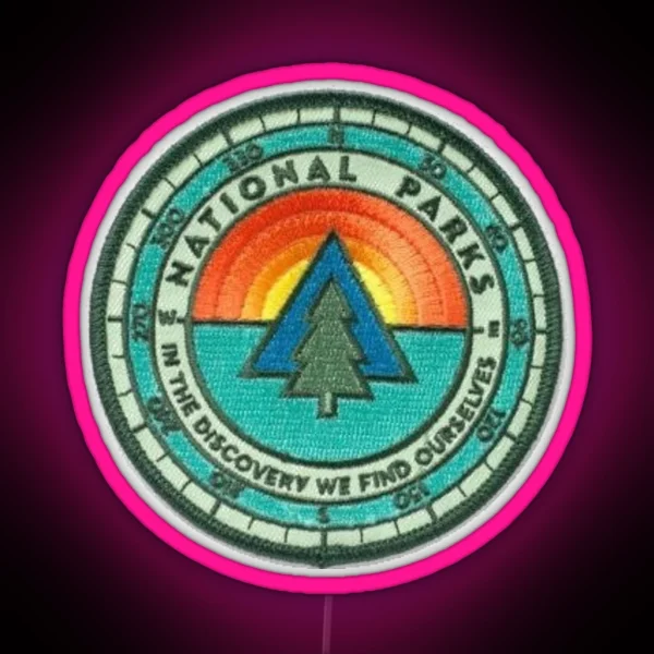 National Parks Patch RGB Neon Sign