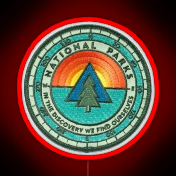 National Parks Patch RGB Neon Sign