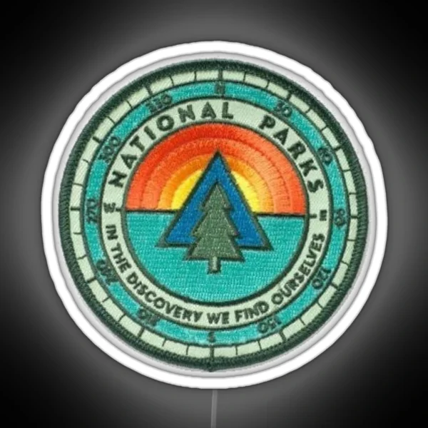 National Parks Patch RGB Neon Sign