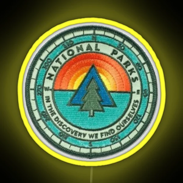 National Parks Patch RGB Neon Sign