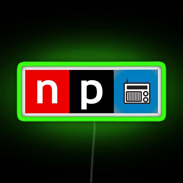 National Public Radio RGB Neon Sign