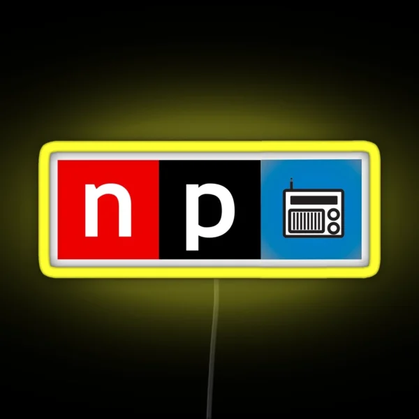 National Public Radio RGB Neon Sign