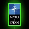 nato military defense alliance europe usa neon rgb sign green
