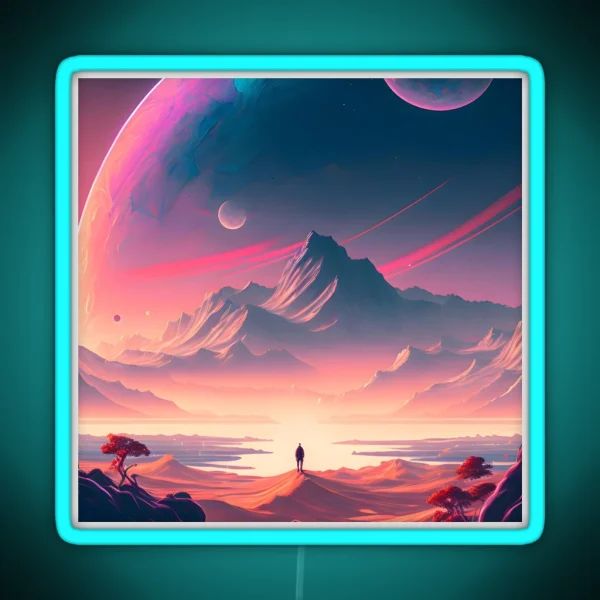 Nature Of The Cosmos A Stranded Soul RGB Neon Sign