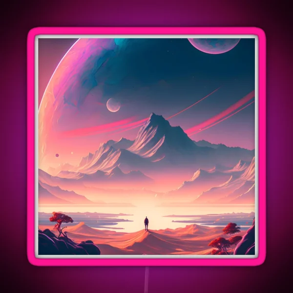 Nature Of The Cosmos A Stranded Soul RGB Neon Sign