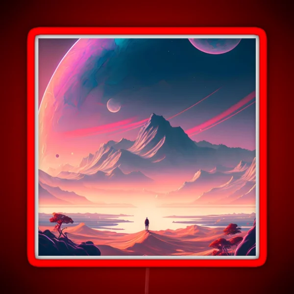 Nature Of The Cosmos A Stranded Soul RGB Neon Sign