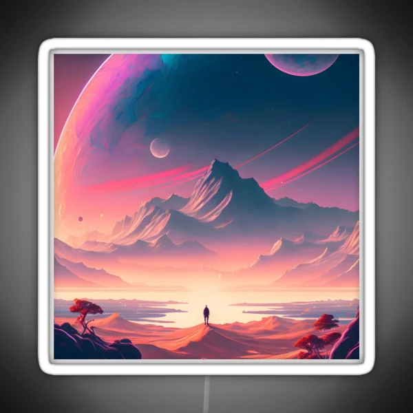 Nature Of The Cosmos A Stranded Soul RGB Neon Sign