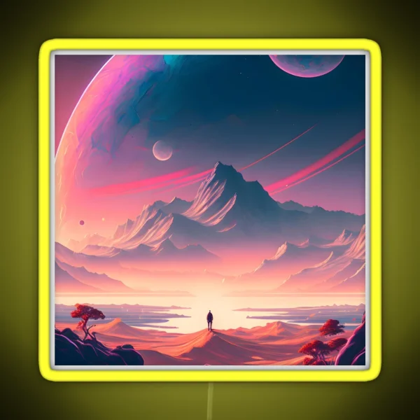 Nature Of The Cosmos A Stranded Soul RGB Neon Sign