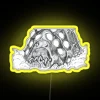 Nausicaä Valley of the Wind RGB Neon Sign in vibrant yellow