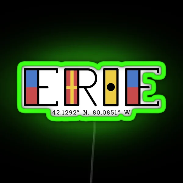 Nautical Erie RGB Neon Sign