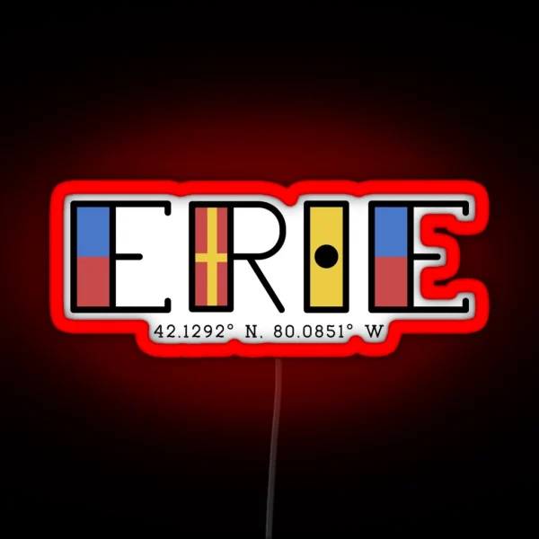 Nautical Erie RGB Neon Sign
