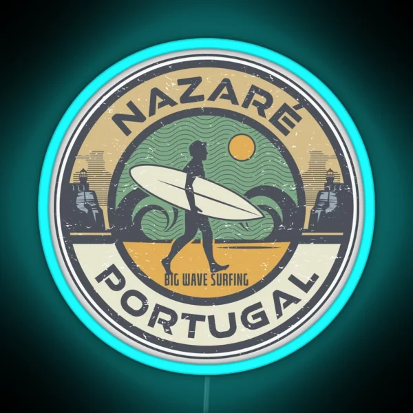 Nazare Portugal RGB Neon Sign