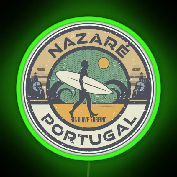 Nazare Portugal RGB Neon Sign