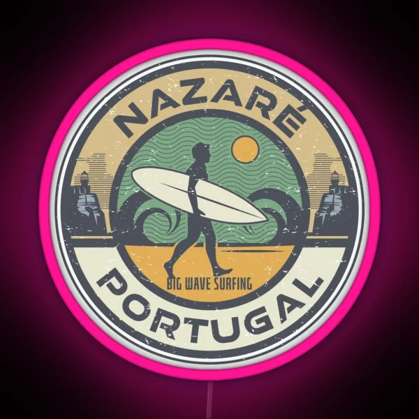 Nazare Portugal RGB Neon Sign