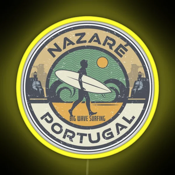 Nazare Portugal RGB Neon Sign